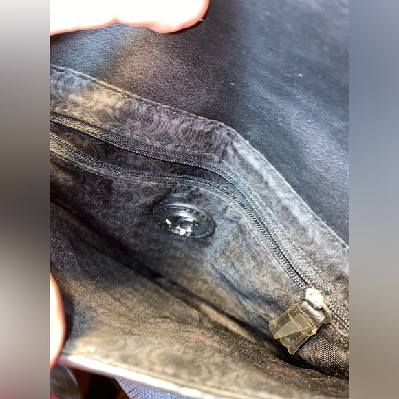 Charming Charlie’s Black & Beige clutch - Picture 2 of 4